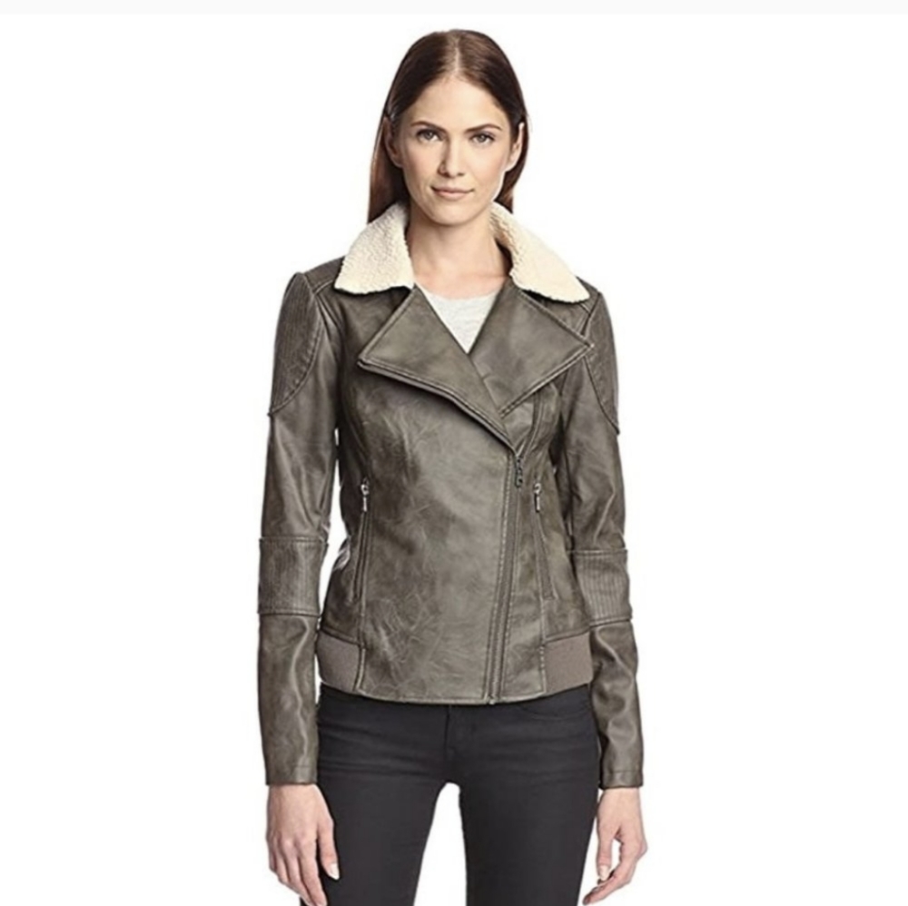 Sam Edelman Moto Sherpa Jacket